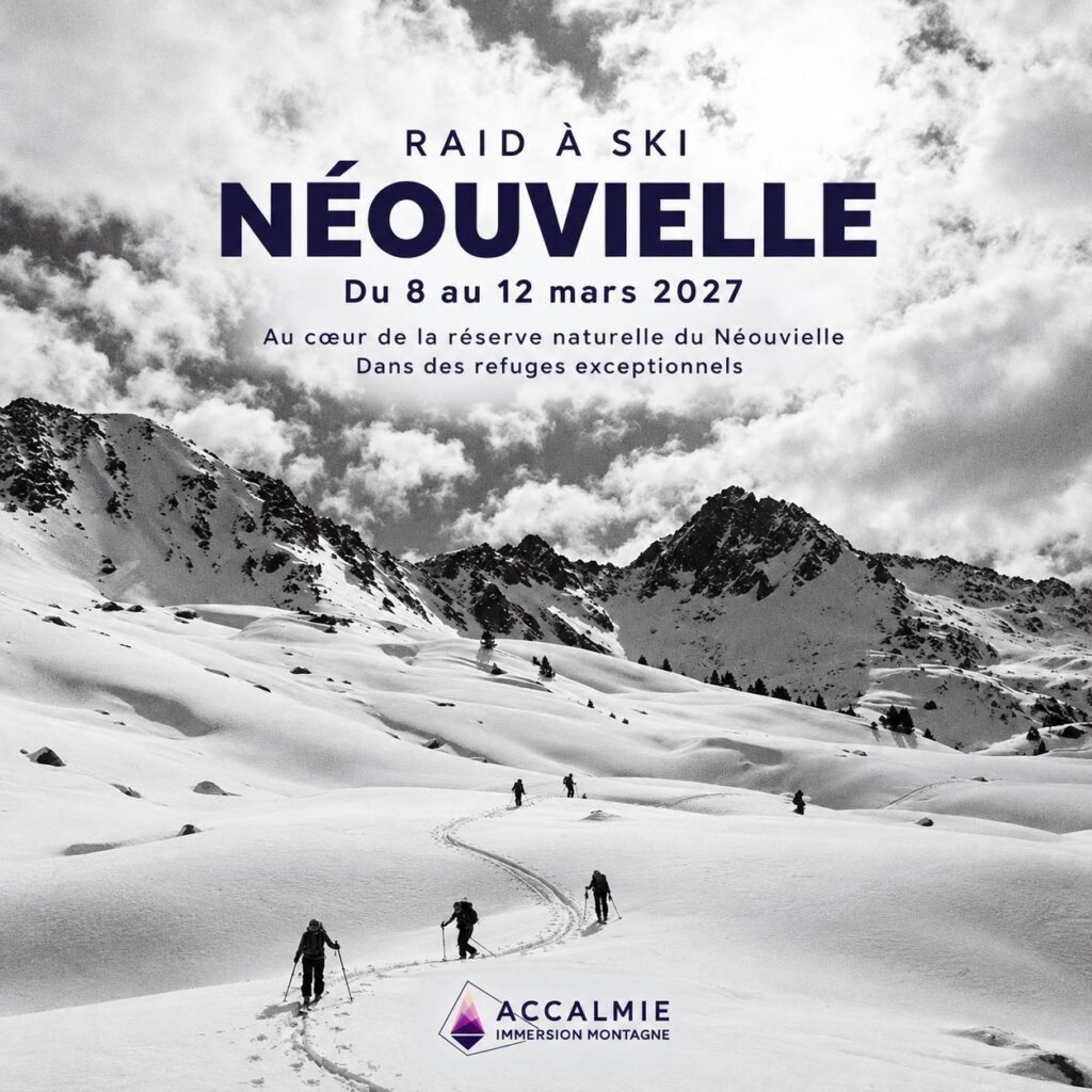 Affiche Raid à ski Néouvielle du 8 au 12 mars 2027